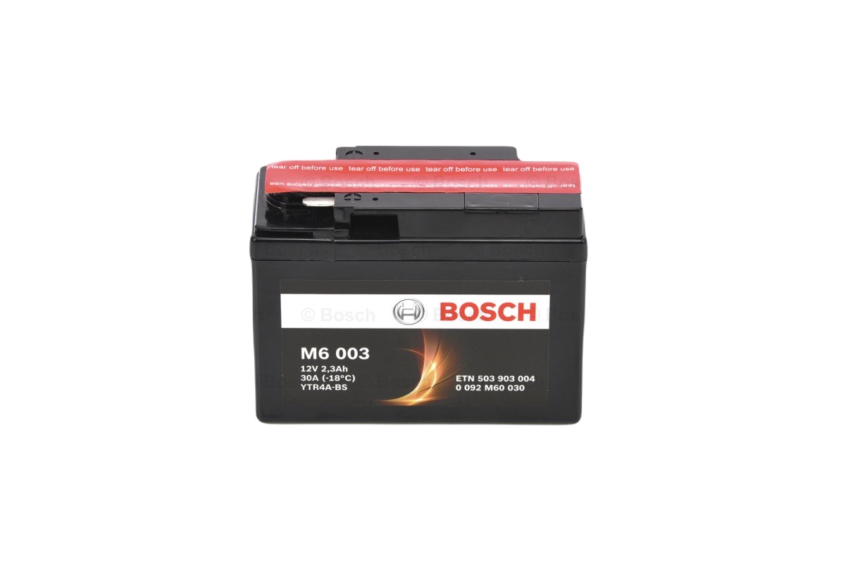 Аккумулятор Bosch 0092M60030 AGM M6 12V 2.3AH 30A, Bosch